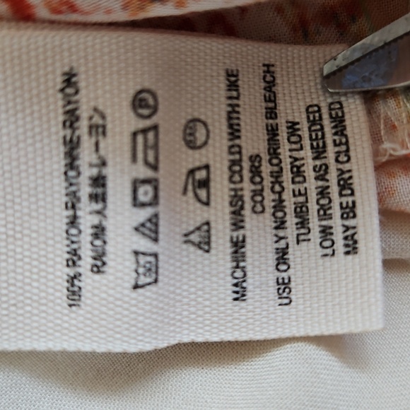 Free‎ People Flowy Bohemian Tunic Blouse Bell Sleeves Size Medium - Picture 9 of 9